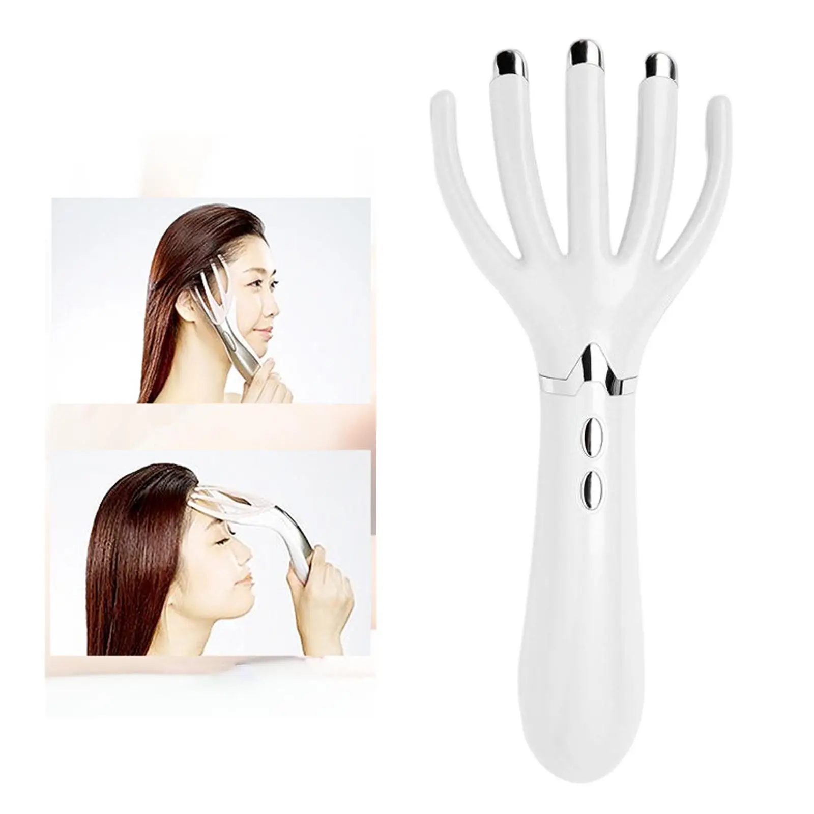 Shaped Electric Head Massager, Stress Reduction Vibration Comb Head Scratcher