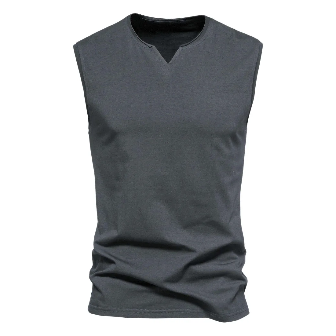 Men's Workout Tank Tops Athletic Training Gym Shirts Vest Cotton Sleeveless T-Shirt