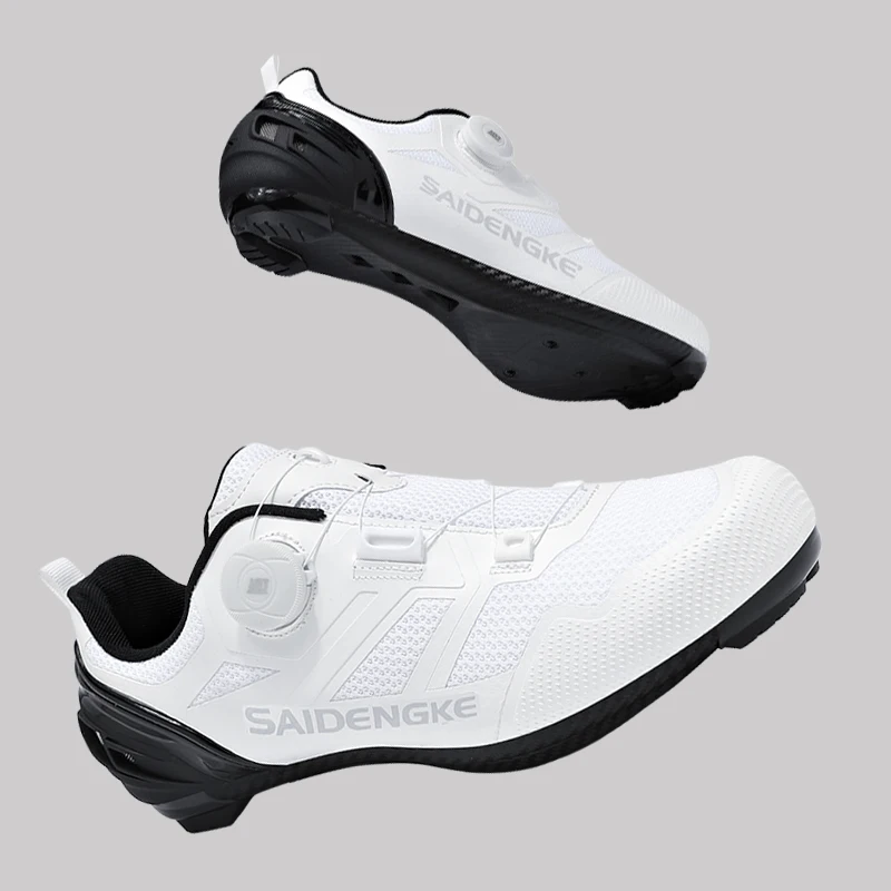 

Road Cycling Shoes man Breathable Self-Locking Cleats Non-slip Mountain Bicycle Shoe Men's spd racing Sneaker Lightweight male