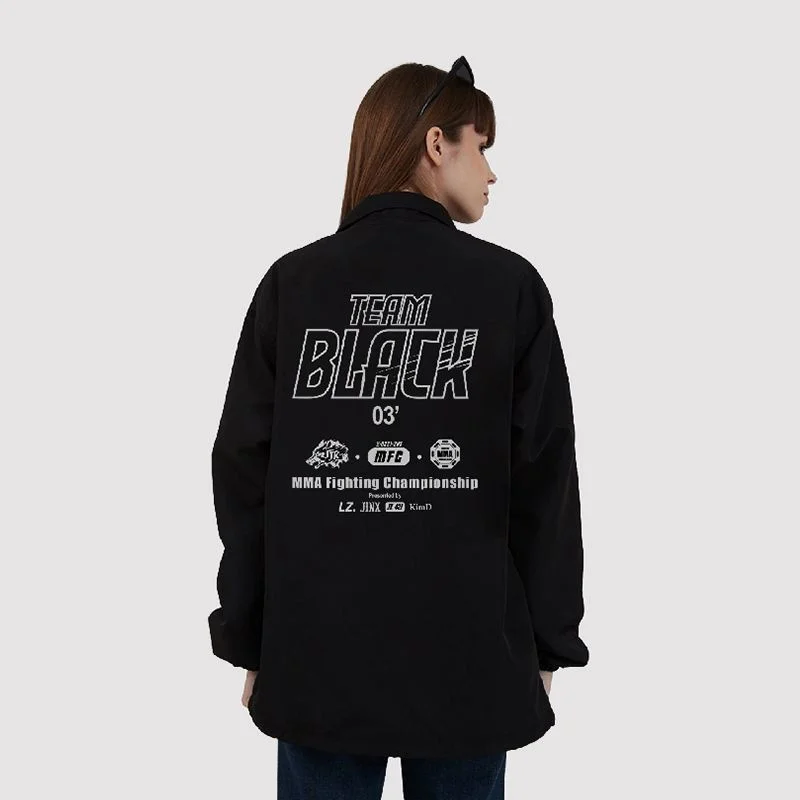 Anime Jinx Manhwa Team Black Adult Cosplay Coat Jacket Costume Jaekyung MMA Fighting Championship Halloween Suit Casual Outfit view 5