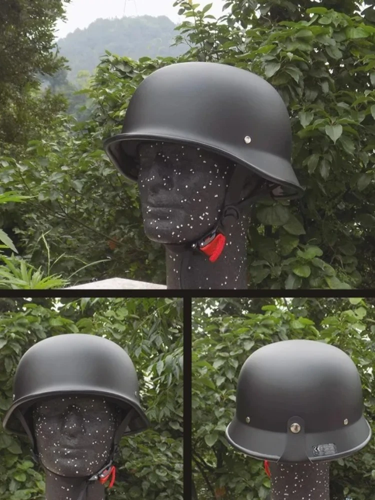 

Retro Motorcycle Helmet Scooter Bicycle Half Helmet Men and Women German Personality Prince Helmet Electric Bike Cap