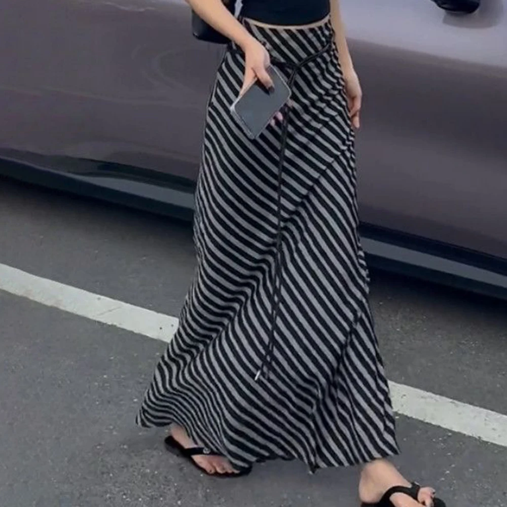 

Minimalist style high waist long skirt women's new simple and versatile fishtail fashion pendant skirt