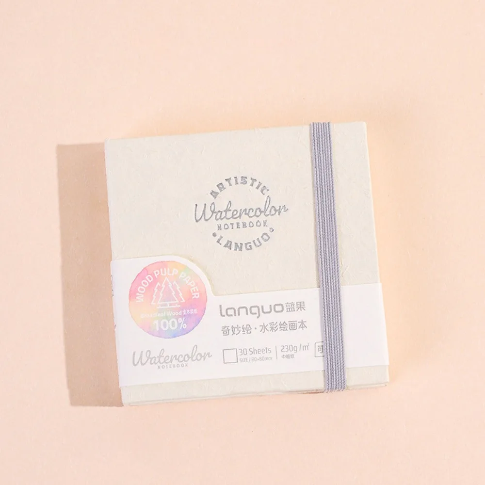 

Multi-functional Tearable Watercolor Paper Book Portable 3-in-1 Art Painting Book Blank Inner Pages Sketchbook Children's