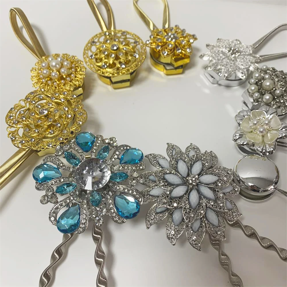 1Pcs Magnetic Curtain Tiebacks Buckle High Quality Clip Curtains Holdbacks Holders Home Decorative Office Curtains Accessories