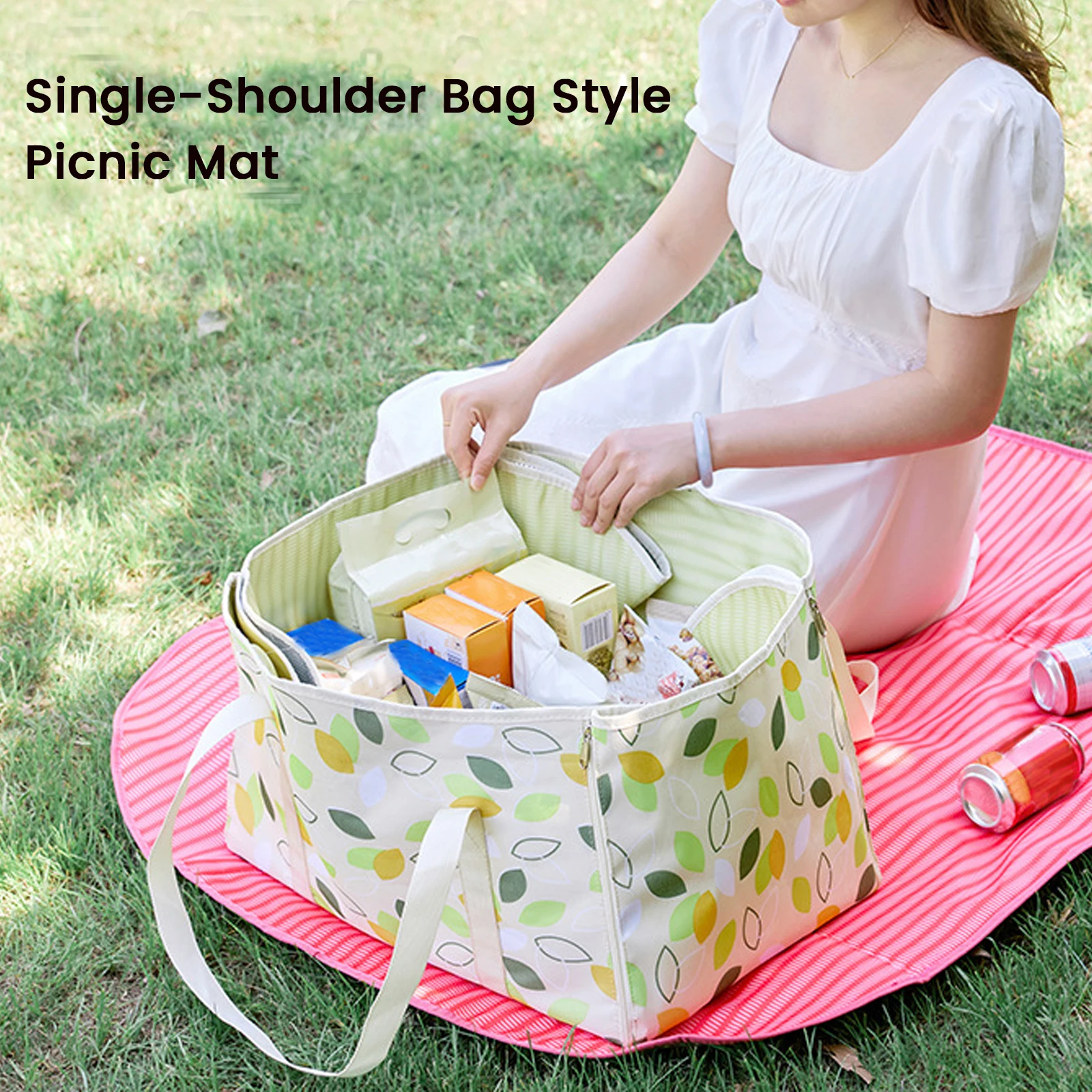 2-in-1 Large Capacity Portable - Outdoor Camping Mats Large ulasan dan harga