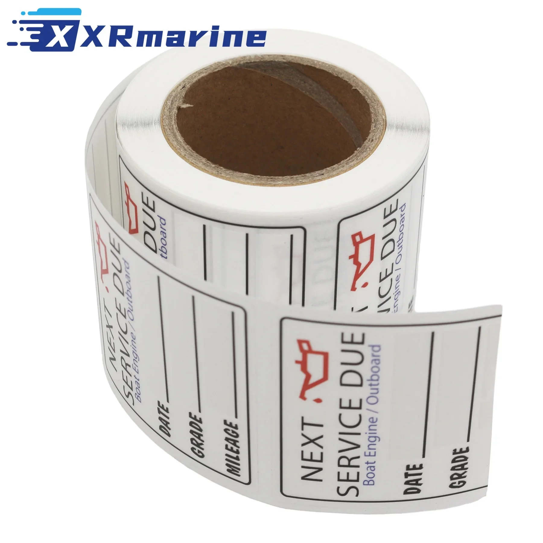 200pcs Oil Change Stickers Next Service Due Reminder Roll Car Window Sheet Label 2x2 Inch