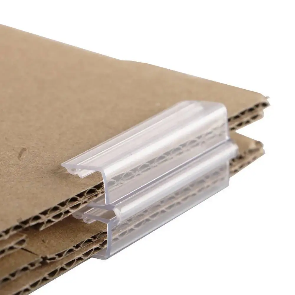 30pcs 5cm Paper Cardboard Art Shelf Plastic Extruded Hinged Panel Former Joint Componet Gripper Folder Clamp