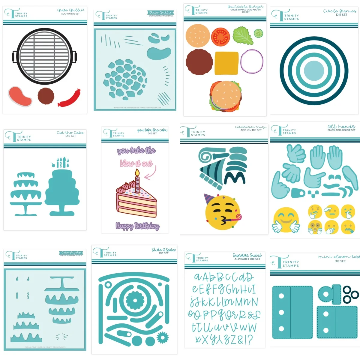 

Summer Picnic Decorations Wildflowers NEW Circle Shaped Card Add-Ons happy brithday Cutting Dies Stamps Stencil DIY Scrapbook