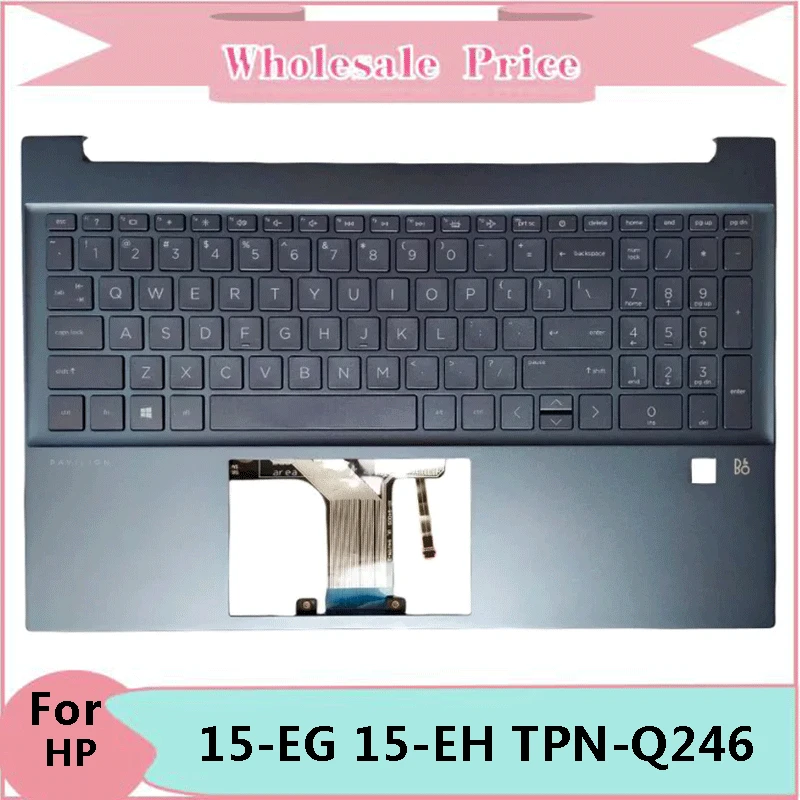 

New Original For HP Pavilion 15-EG 15-EH TPN-Q246 Q245 Laptop Palmrest Case Keyboard US English Version Upper Cover