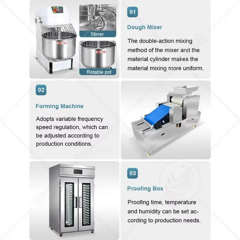 Automatische commerciële gist donut die machine maakt Kleine donutproductielijn