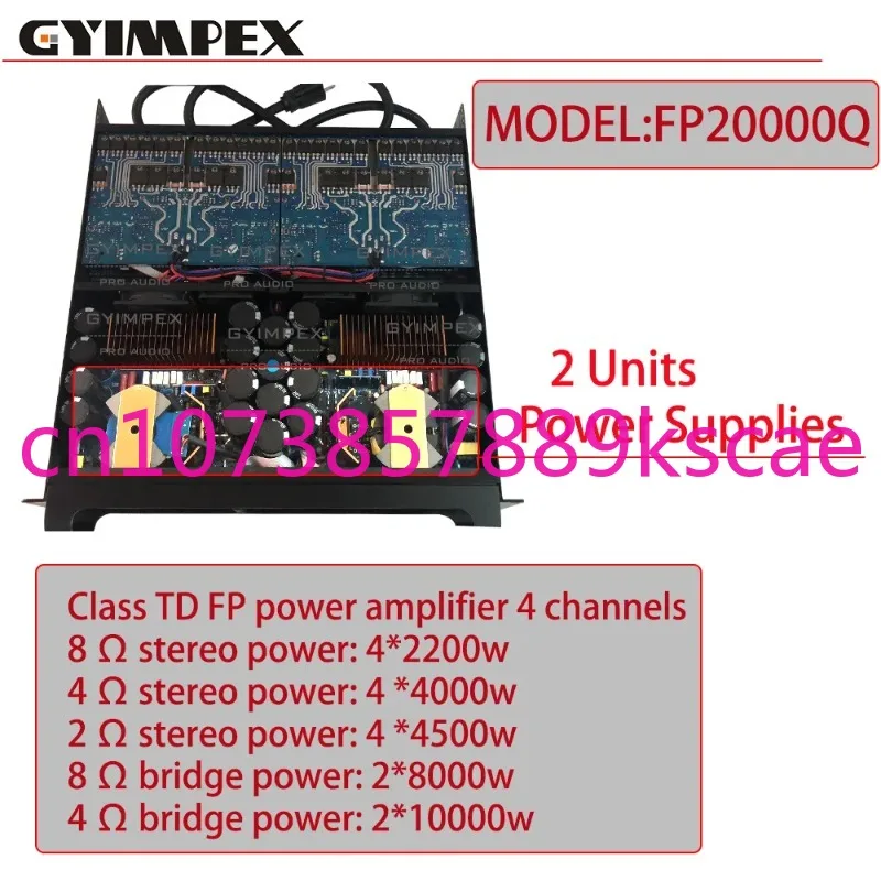 10000W Best Sale FP Series Fp20000q Class TD Switch Power Amplifier 5000W