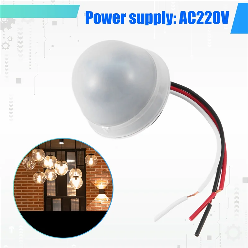 A68Z Automatic Auto On Off Photocell Street Light Lamp Switch C AC 220V 50-60Hz 10A Photo Control Photoswitch Sensor Switch