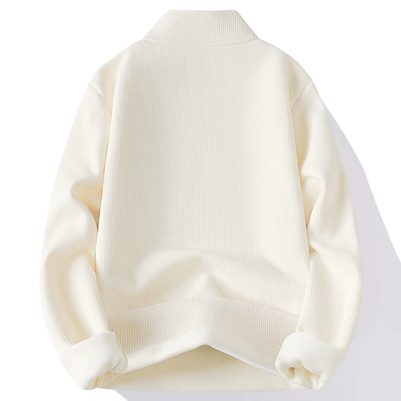 Men's Warm Knitted Sweater Sweater Male Streetwear Pullovers Casual Thick Fashion Clothing Spring Autumn Winter Men Clothing