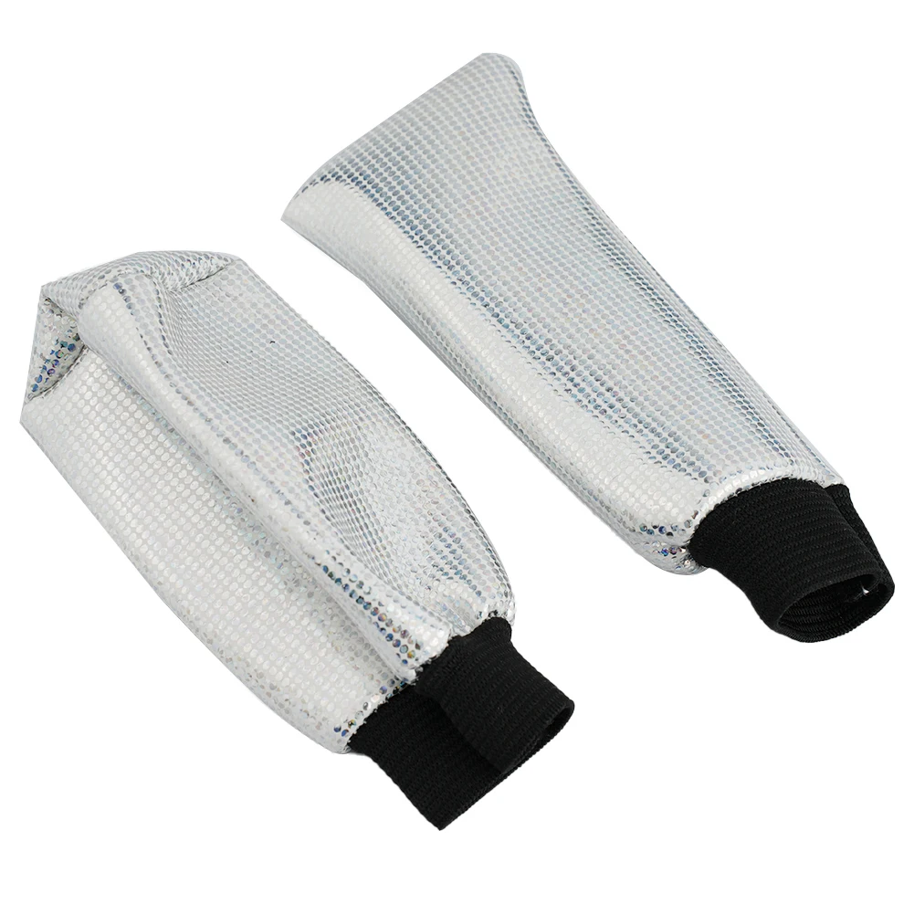 Car Interior Steering Wheel Cover All Seasons 3PCS/Set Replacement Soft White Car Comfortable Decor Decoration