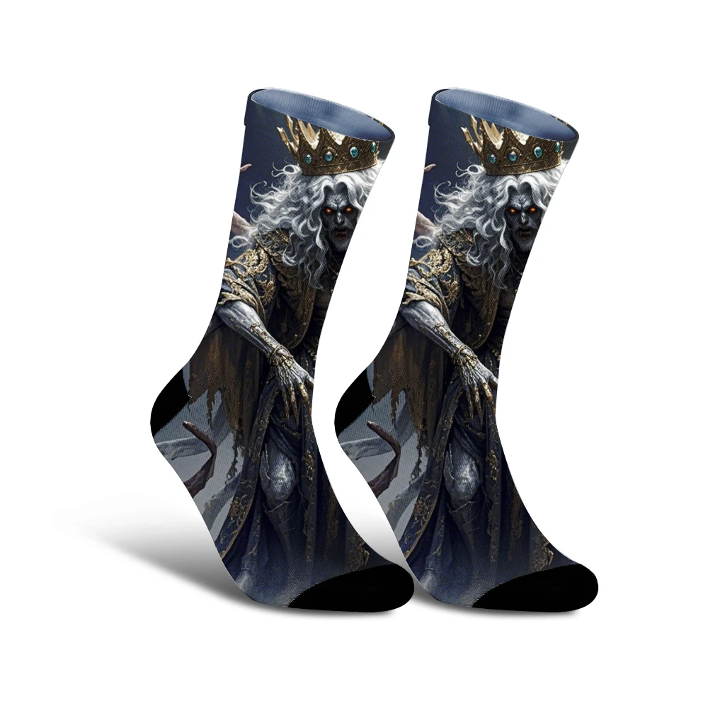 Amanti dell'equitazione, prendi le mani sulle calze che assorbono l'umidità e di lunga tenuta con motivi fantastici per fare un pronto elegante in bicicletta.