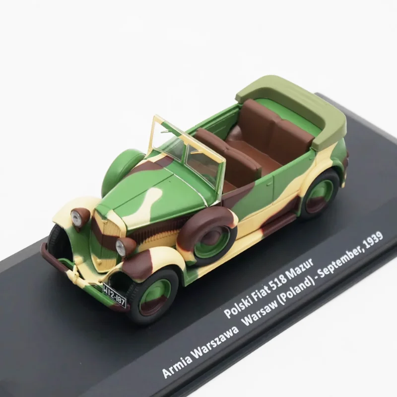 IXO ダイキャスト 1:43 スケール 合金 フィアット 518 マズール 1939 軍用車両 モデル シミュレーション おもちゃ コレクション ギフト 静態ディスプレイ