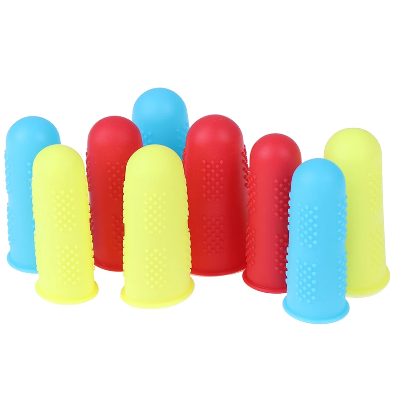 3pcs/set Silicone Finger Protector Sleeve Cover Anti-slip Fingers Cover
