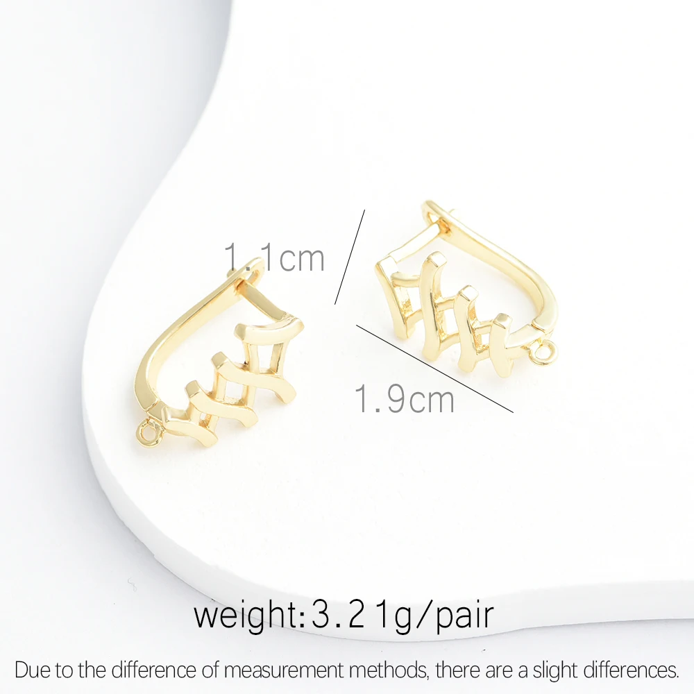 Multi Styles 1 Pair Earring Hooks For DIY Jewelry Making Materials Wholesale Accessories For Women Earring Fixtures