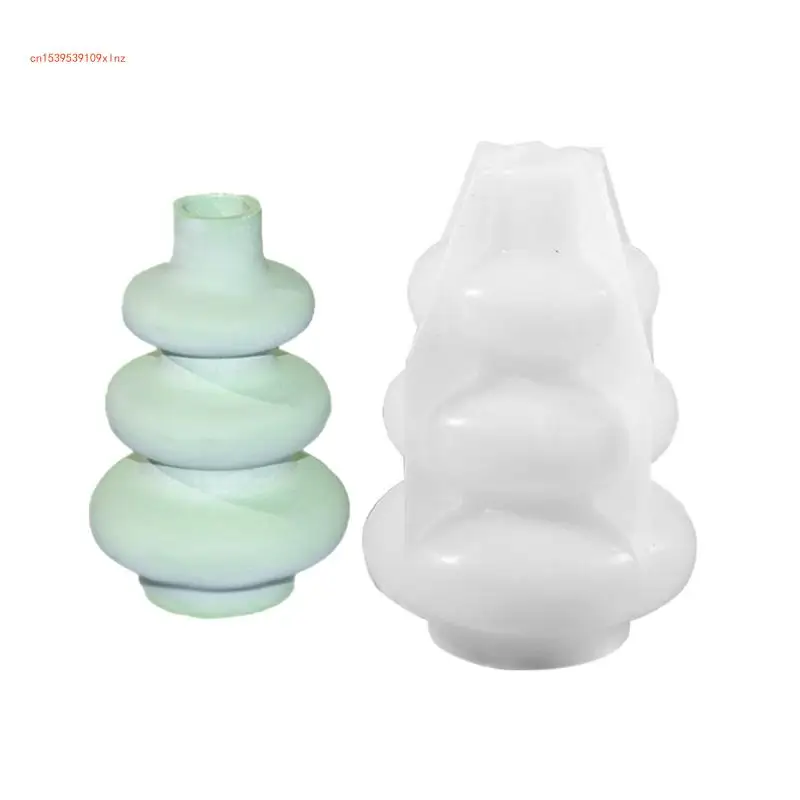 Silicone Vase Mold Crafting Mould Round Concrete Moulds Silicone Flowerpot Molds Suitable for Artist Flowerpot