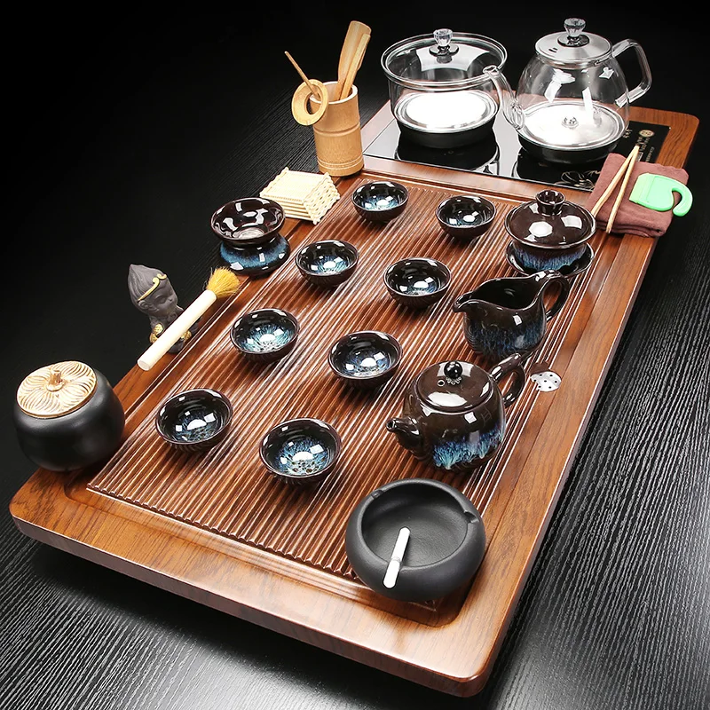 Living Room Drinkware Tea Set Ceramic Chinese Ceremony Infuser Tea Set Drinkware Porcelain Portable Juego De Te Home Products