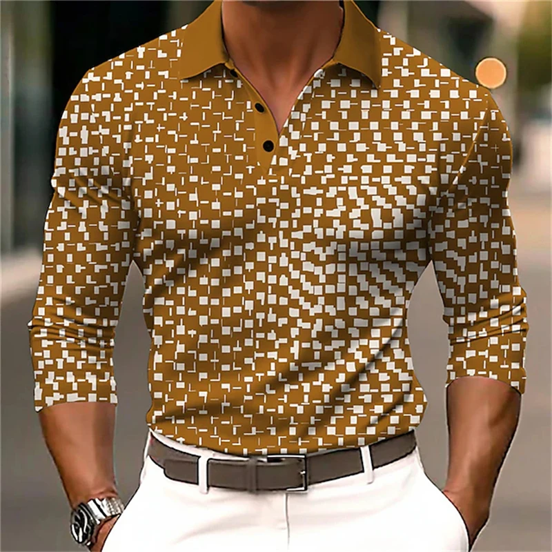 Men'S Polo Formal Wear - Erkek Uzun Kollu Polo Tişört 3D