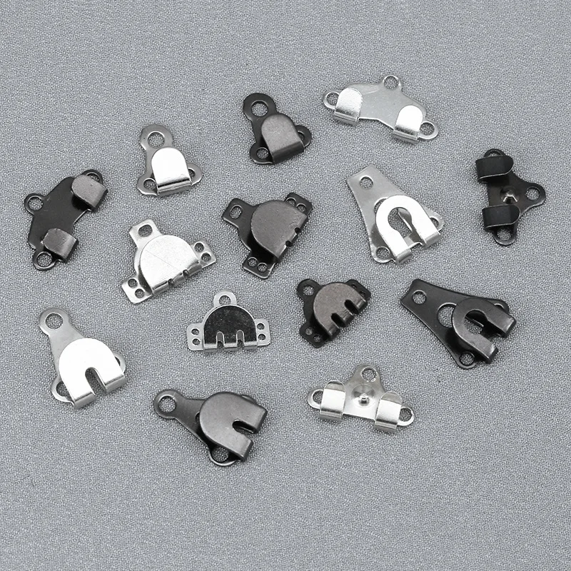 10pcs Metal copper hook for dress pants, dress hook accessory, invisible waist cinching, hand-stitched adjustment buckle