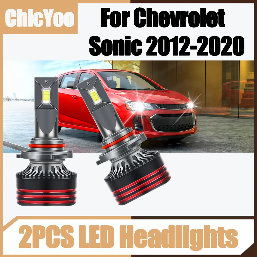 

2X 150W 30000LM LED Car Headlights 6000K White Auto Headlamps For Chevrolet Sonic 2012 2013 2014 2015 2016 2017 2018 2019 2020