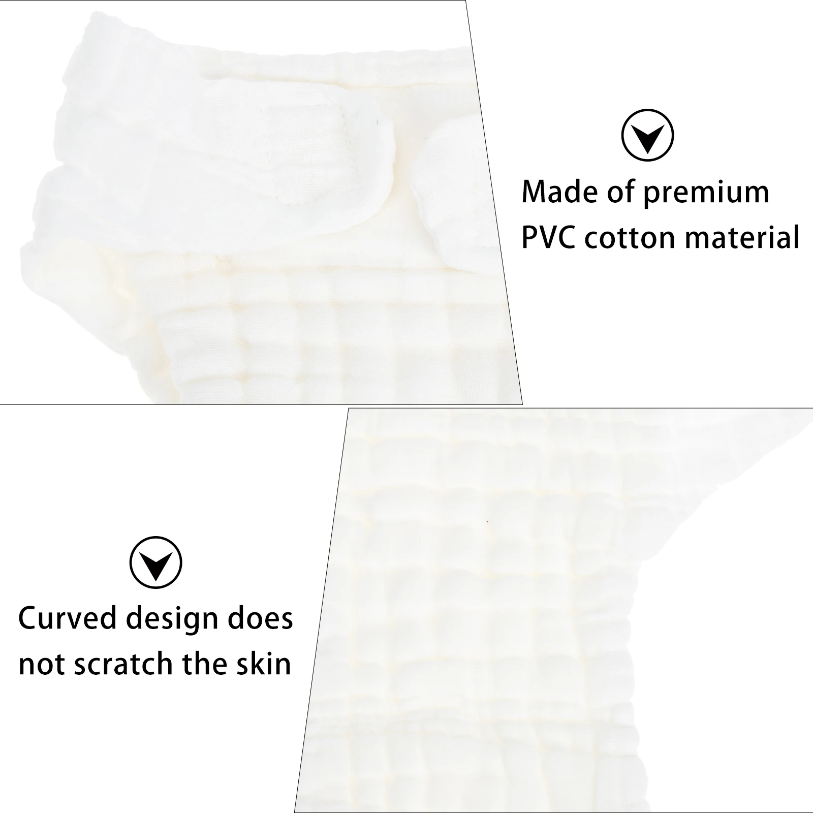 

5 Pcs Washable Diaper Pants Cotton Newborn Diapers White Cloth for Babies Underwear Nappies