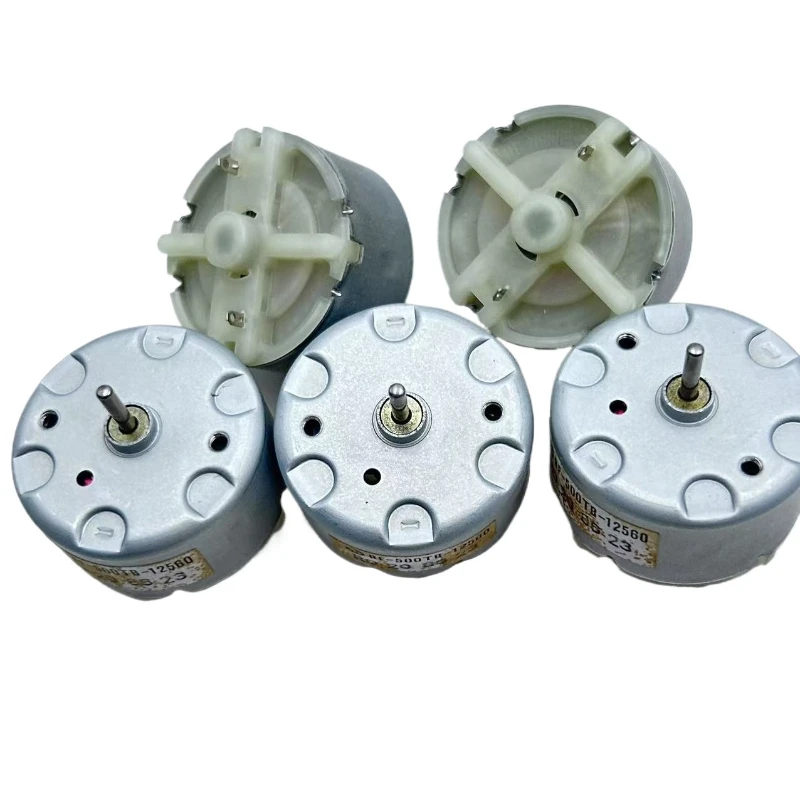 5 قطعة RF-500TB-12560 Mini 500 محرك كهربائي مايكرو 32 مللي متر محرك المغزل المستدير تيار مستمر 5 فولت 6 فولت 9 فولت 12 فولت 5600 دورة في الدقيقة محرك فرشاة معدني دقيق