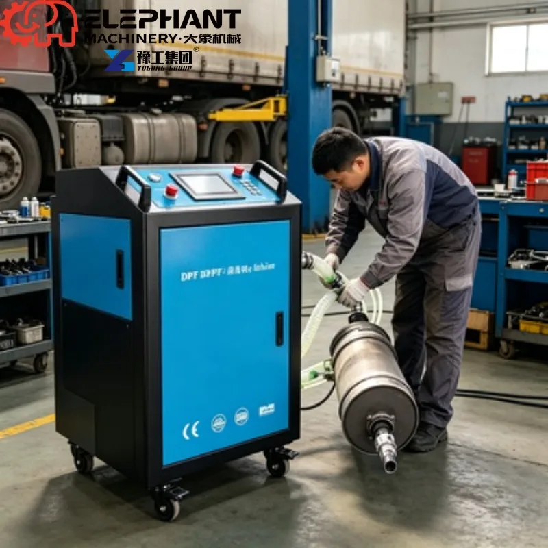 Mobile DPF Catalytic Converter Cleaning Machine, Efficient Exhaust Filter Recycling Equipment For Auto Repair Workshops