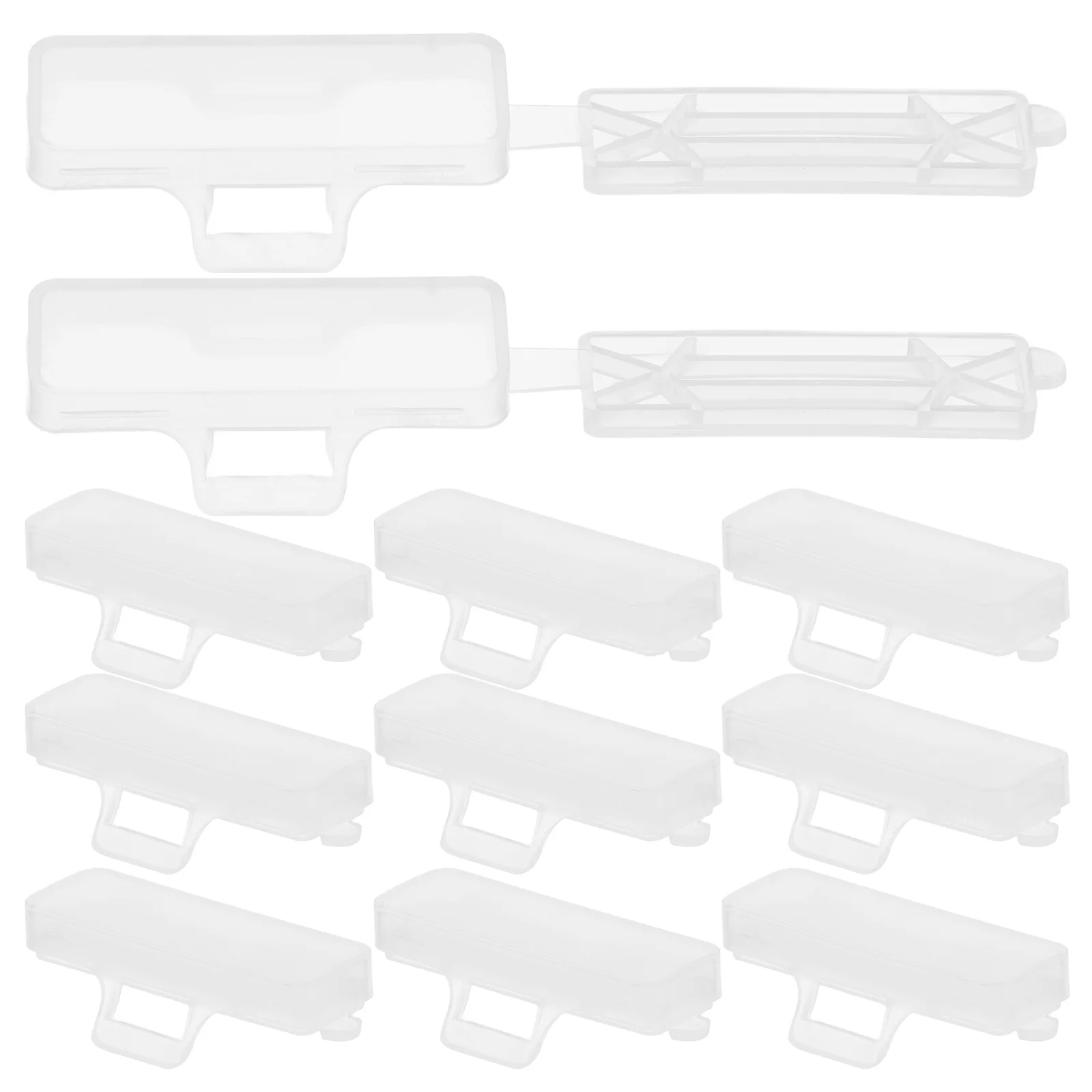 

1Set Transparent Waterproof Cable Label Box Plastic Wire Tag Holder Zip Tie Cord Management Electrical Marker Case