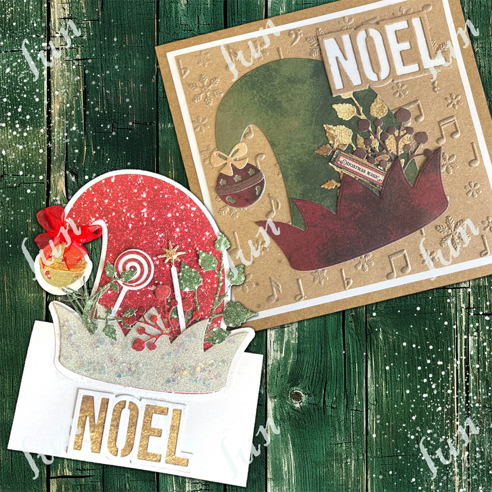 عيد ميلاد سعيد ومشرق الغابات طبقات يموت قطع يموت DIY بها بنفسك ألبوم سكرابوكينغ النقش الزخرفية ورقة بطاقة الحرف #4