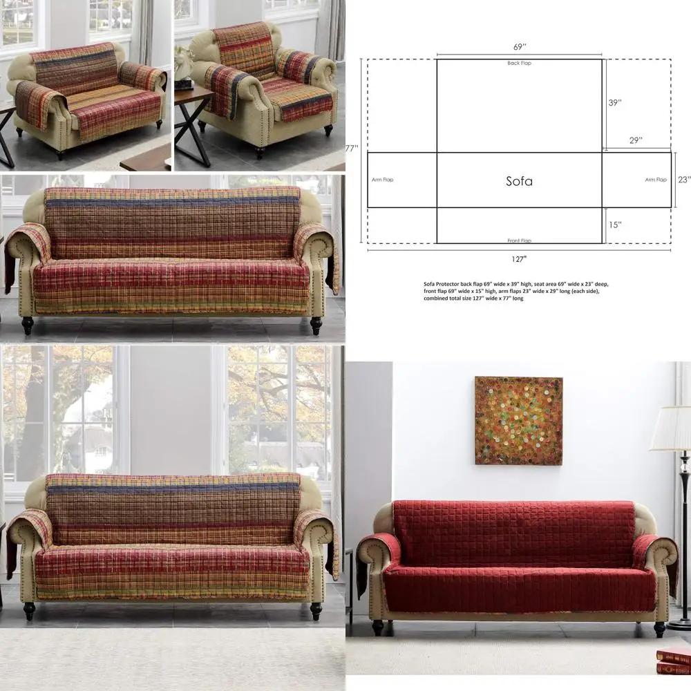 

Multicolor Gold Rush Slipcover Sofa - Barefoot Bungalow GL-1707CFPS