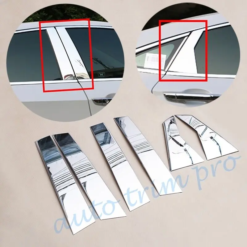 

Stainless Steel Car Door Pillar Center Column Cover Protect Stripe Fit For Honda Civic 10th 2016 2017 2018 2019 Accessories