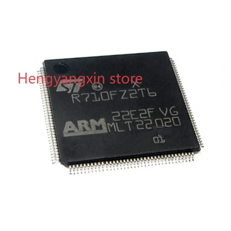 5PCS STR710FZ2T6 ,LQFP-144  ,32-Bit Single-Core 66MHz 256KB (256K x 8 + 16K) FLASH 144LQFP, Original New