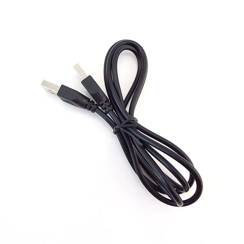 Cabo de extensão macho para macho, conector de alimentação, adaptador, cabo extensor, transferência de alta velocidade para PC, linha de sincronização de dados, W