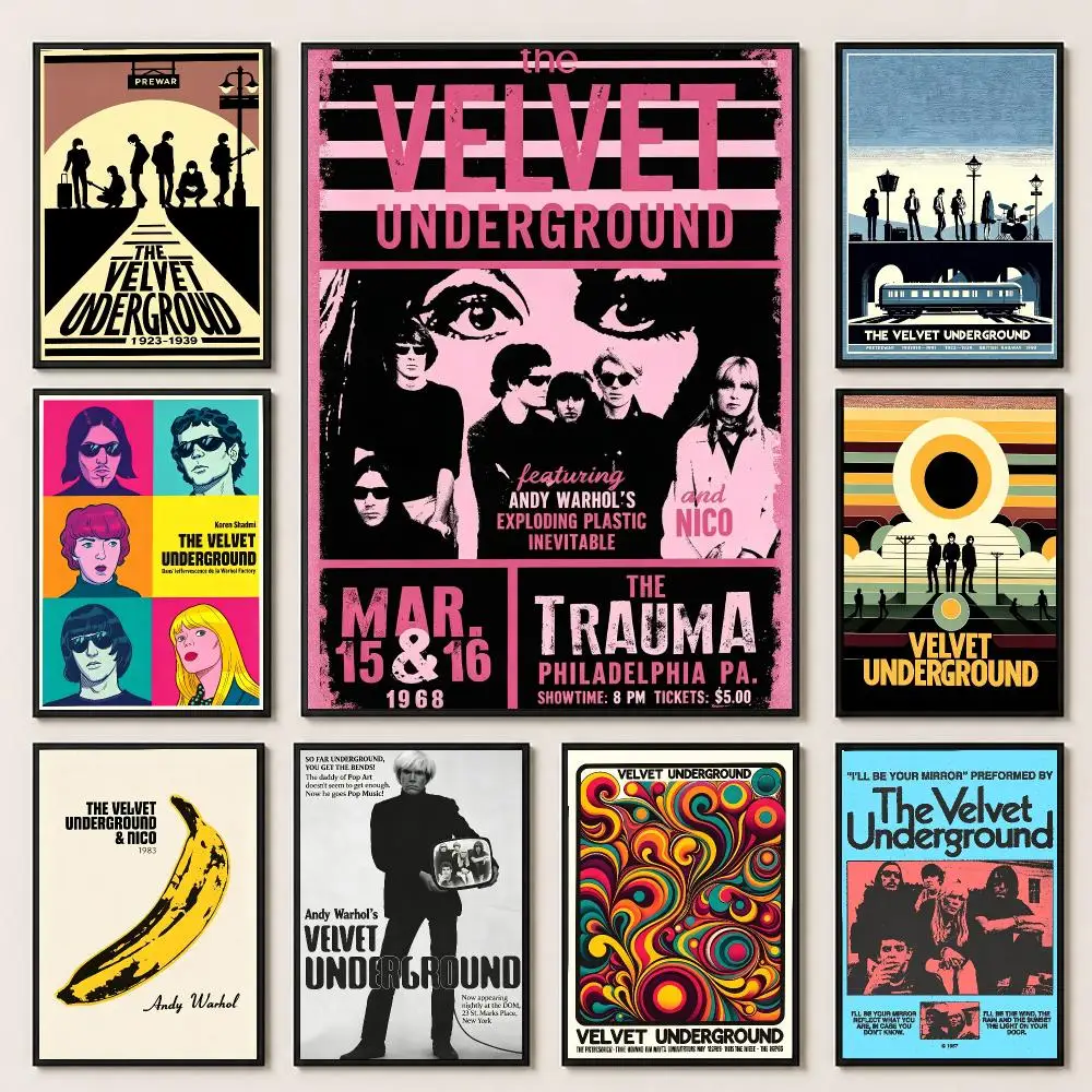 band The Velvet Underground Poster HD Poster Warm Home Decoration Suitable for Bedroom and Living Room Gifts Giving