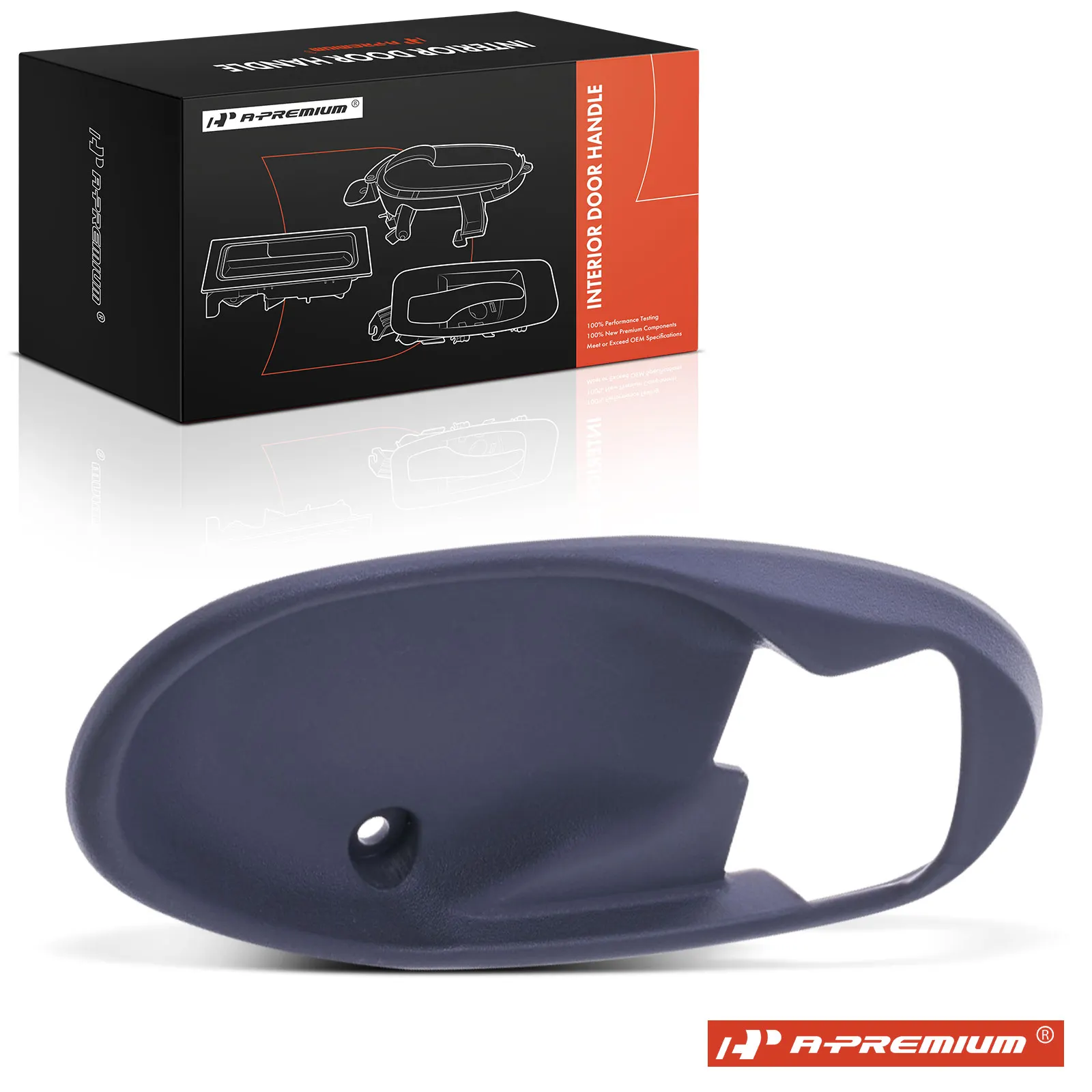 A-Premium Front Side Gray Interior Handle Bezel for Dodge Avenger 1995-1998 Chrysler Sebring 1995-1998 Mitsubishi Eclipse