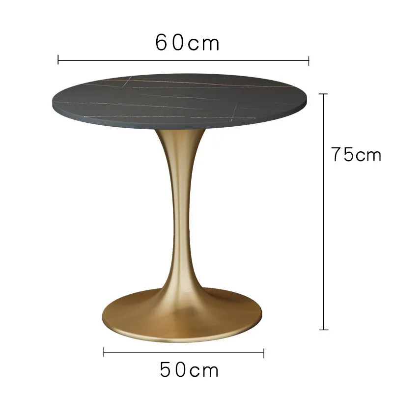 Light luxury sales office negotiates table and chair combination, small round table, one table and four chairs