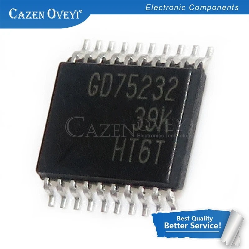 10pcs/lot GD75232PWR GD75232PW GD75232 75232 TSSOP-20 In Stock