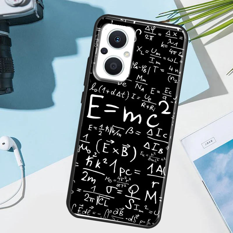 العلوم الرياضيات الفيزياء الصيغ جراب هاتف ل ممن لهم رينو 12 12F 13 13F 11 8T 7 8 10 برو ممن لهم البحث X8 X6 برو X3 X5 لايت غطاء #5