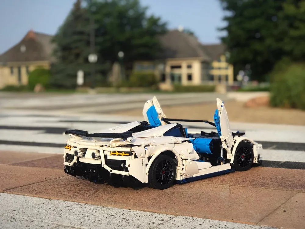 3562 Parts Building Block Model MOC Ultimate V12 Supercar 1 8 Scale Car Toys For Boys Adults Children Christmas Birthday Gifts