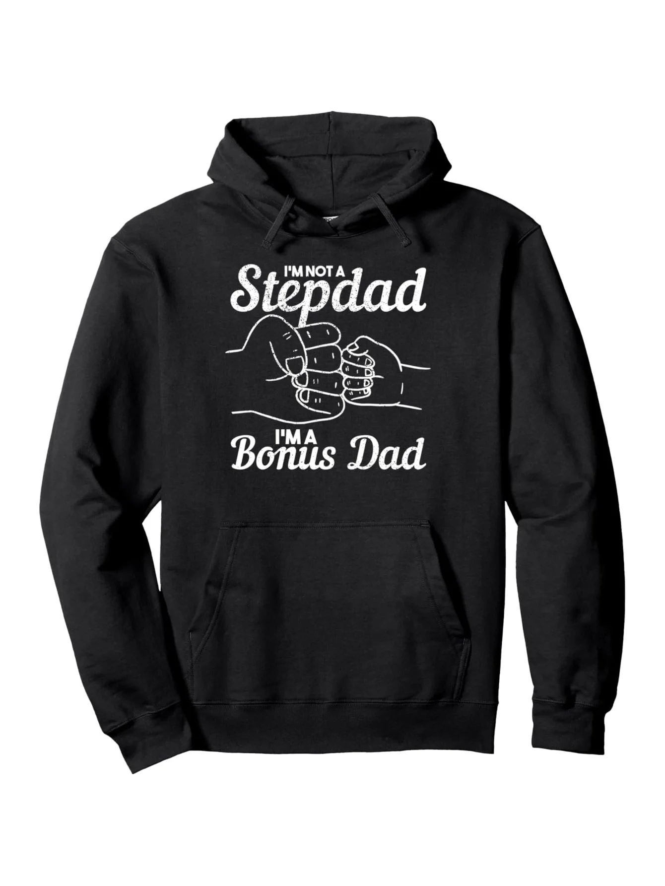 Sudadera con capucha Stepdad Bonus Dad para hombre, divertida sudadera con gráfico "Stepdad I'm A Bonus Dad", regalo del Día del Padre para papá