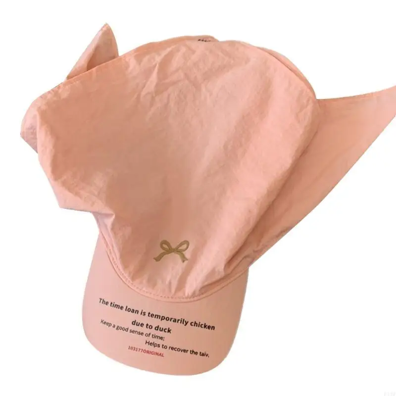 

F19F Breathable Turban Baseball Hat Lightweight Travel Gathering Hat Teens Adult Children Sports Sun Hat for Fishing Hiking