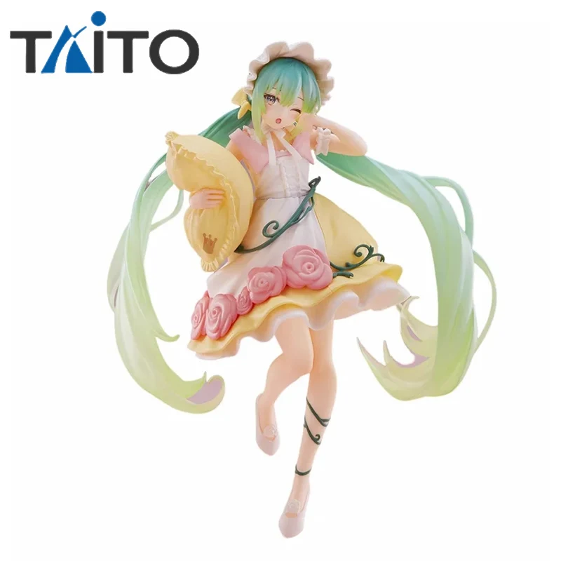 

Original TAITO Hatsune Miku Wonderland Vocaloid Genuine Anime Figure PVC 18cm Collectible Model Dolls Statuette Ornament Gift