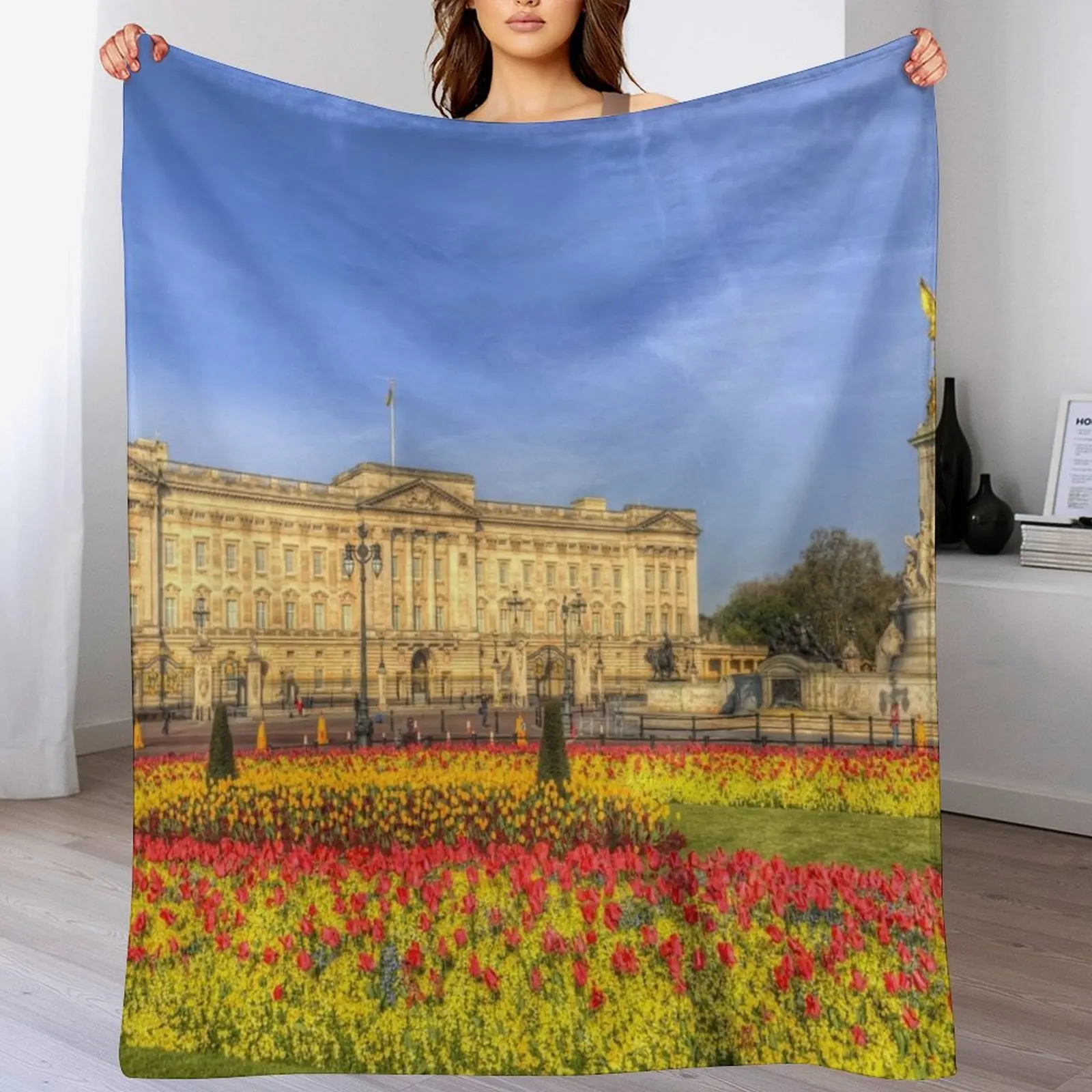 Buckingham Palace London Throw Blanket Soft Big Kid'S for winter Luxury Throw Blankets