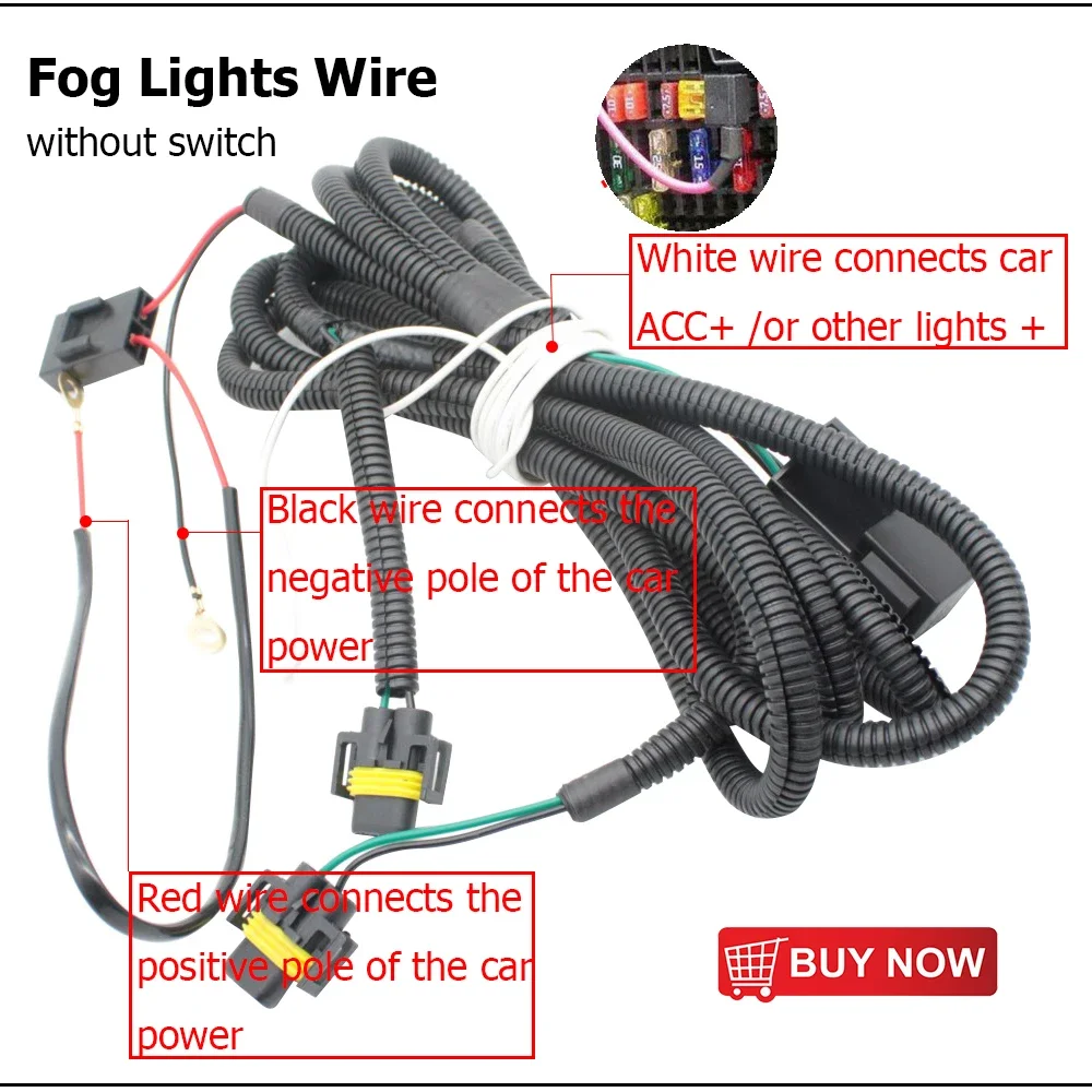 Led Fog Lights Lens White Yellow for GWM Haval H2 Facelift 2015 2016 2017 2018 2019 2020 2021 Optional Angel Eyes Ring DRL Halo detail image 20