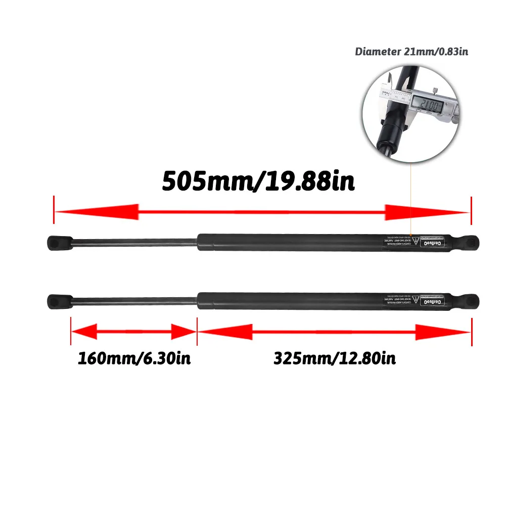 2Pcs Tailgate Lift Support Gas Strut for Toyota RAV4 2012-2018 Rear Trunk Shock Absorber Damper 6892009010 6891009010
