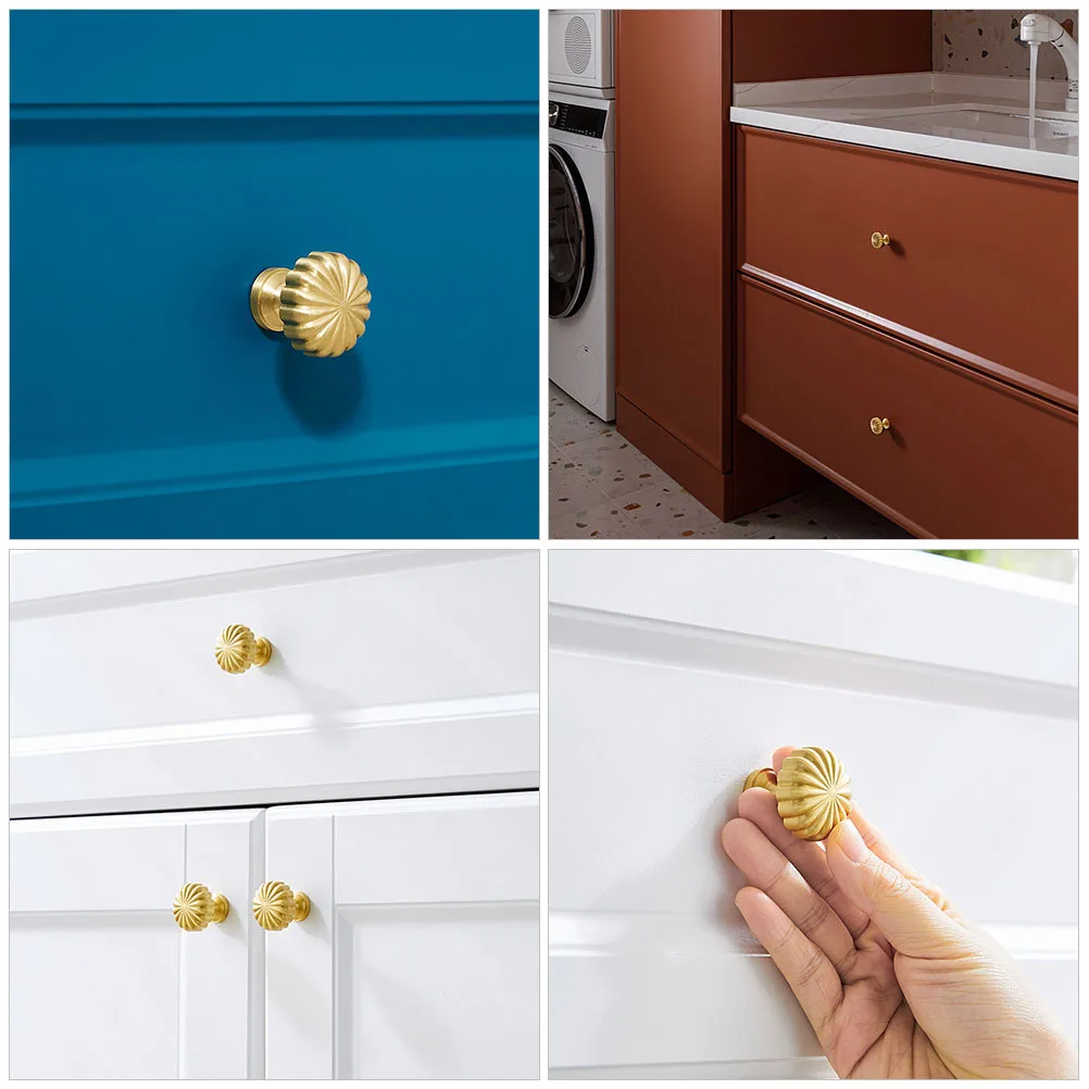 1 個真鍮引き出しノブ 38 ミリメートルゴールドキャビネットハンドルキッチンワードローブ食器棚ドレッサー家具取手ハードウェアノブ