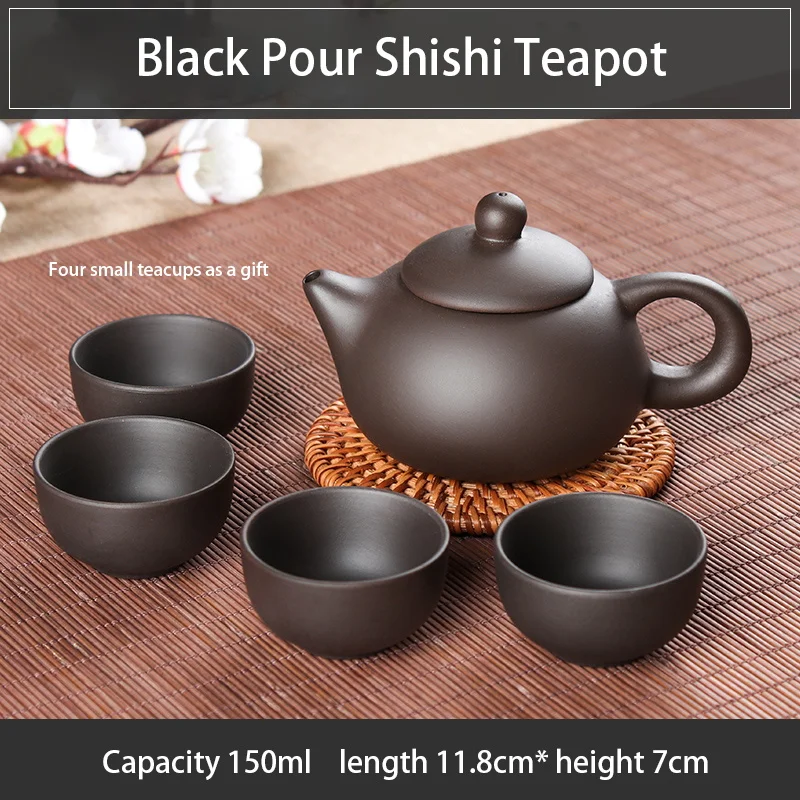 

China Handmade Purple Sand Teapot Tea Set Small Capacity Teapot Xi Shi small size Kung Fu Tea Set Accessories Office Study Home